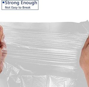 Huamaohengchun23 x 37 inches Clear Polyethylene Waterproof Disposable Aprons For Cooking, Serving, Painting or Dish-Washing-100p - Product Image 6