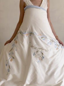 <span class=keywords><strong>Set</strong></span> di Biancheria da Letto 4 Pezzi 100% Cotone con Federe Ricamate in Pizzo e Lenzuolo Piatto 100TC Motivo Floreale - Product Image 5