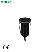 Lumière LED extérieure encastrée en cuivre IP67, 2,5 W, lumière de fontaine submersible sous-marine, lumière de piscine étanche, projecteur coloré