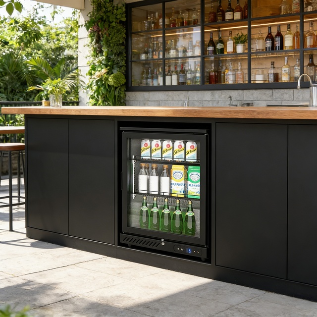 Professional Freestanding Built-In Fridge Cabinet Mini Bar Fridge Mini Bar Refrigerator
