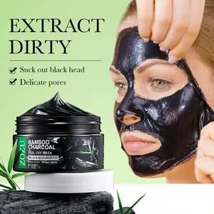 Bamboo Charcoal Facial Mask Skin Cleaning Blackhead Remover Peel Off Face Mask