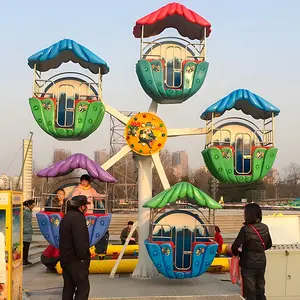 Новый дизайн карнавал аттракцион Мини колесо обозрения тематический парк для продажи детей Лунное колесо обозрения