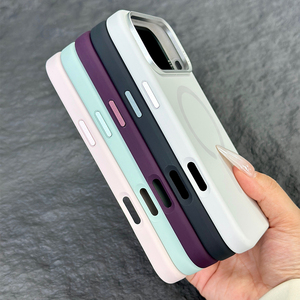 เคสโทรศัพท์กันกระแทกและกันน้ำ S009 Skin Feeling Magnetic Real Silicone สำหรับ iPhone 18 17 16 15 14 13 Pro Max - Product Image 3