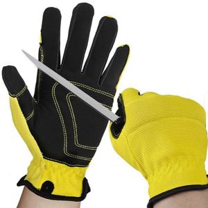 โรงงานผลิตถุงมือเพื่อความปลอดภัยตามหลักสรีรศาสตร์แบบขายส่ง ปรับแต่งได้ รองรับหน้าจอสัมผัสอเนกประสงค์ บุโฟม หนังสังเคราะห์ - Product Image 3