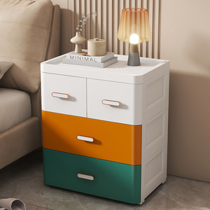 Armario de Plástico con Cajones para Bebés y Niños, Organizador de Almacenamiento Multicapa, Colorido, Extraíble, Reforzado, Mueble - Product Image 3