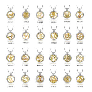 จี้รูปหงส์กระจายน้ำมันหอมระเหยสร้อยคอเครื่องประดับอัญมณีอัญมณี - Product Image 1