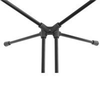 Table pliante d'extérieur moderne en métal en forme de X avec hauteur réglable, design imperméable et sac de rangement