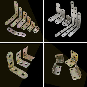 Supports d'angle en alliage d'aluminium à 90 degrés, connecteurs durables pour meubles, supports d'étagères - Product Image 1