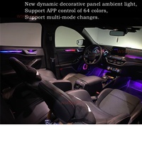 Luz Ambiental LED para Ford Focus, Lámpara de Atmósfera, Iluminación Interior del Coche, Panel de Moldura de Puerta, Anillo Luminoso para el Volante