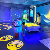 Nouvelle technologie de table de sable à projection AR multisensorielle, bac à sable portable pour parcs à thème