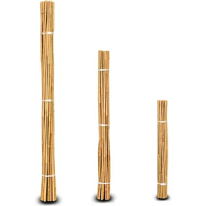 Newell giardinaggio essiccato nero flessibile grande acquista bastoncini di bambù sfusi esporta pali di bambù naturali grezzi all'ingrosso per la costruzione