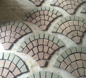 Ventilateur en maille pavage en <span class=keywords><strong>granit</strong></span> finition flammée finisseur en pierre de <span class=keywords><strong>granit</strong></span> doré - Product Image 6