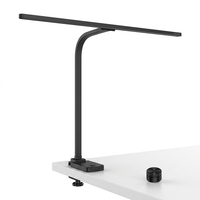 Lampe de bureau LED à bras long réglable, spectre complet, intensité variable, anti-éblouissement, pour étudiants et designers