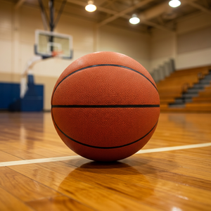 Ballon de basketball RX RX 105 personnalisé avec logo, taille 6, intérieur, en cuir composite écologique, avec chambre à air en caoutchouc – OEM, durable pour le jeu - Product Image 3