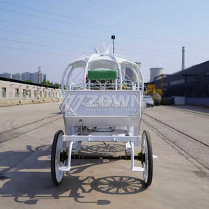 Carroza Eléctrica ZOWN con Forma de Calabaza, Blanca, sin Caballos, para Turismo, Bodas y Eventos - Product Image 5