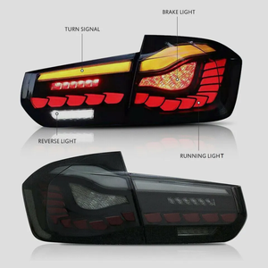 Luz Trasera LED Modificada para Auto F30 F35, para <span class=keywords><strong>BMW</strong></span> Serie 3 328i, Actualización a Nuevo Diseño, Estilo LED F80 M4, Lámpara Trasera - Product Image 6