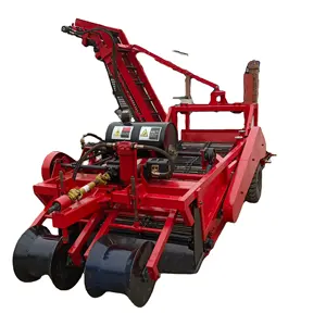tractor PTO use automatic two rows Potato combine harvester digger
