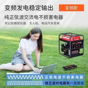 Xinyihu Yh950 220V Single Phase Portable <b>Gasoline</b> Generator Silent For Home Outdoor Camping Car Use - Product Image 5