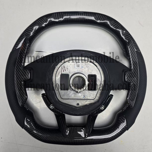 Volant en cuir perforé et fibre de carbone populaire pour Mercedes Benz GLC GLC63 AMG - Product Image 2