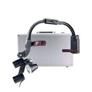 Lentes de aumento dentales con luz sin sombras, luz blanca fría de 5500-7000K ajustable para uso médico dental, certificado CE - Product Image 1