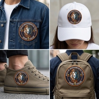 Patch en caoutchouc PVC 3D gaufré Tête de Lion, Badge Tactique Personnalisé avec Velcro pour Sac à Dos, Veste, Chapeau, Uniforme, Équipement d'extérieur