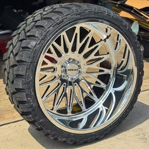 Rines Semiforjados 26x14 28x16 PCD 5X120 5x127 5X150 5X139.7 5X108 6X139.7 6X135 8X165.1 de 6 Birlos para Chevy Silverado 1500 - Product Image 1