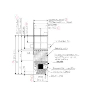 SY103WAM19 1.03英寸2560x2560硅有机发光二极管面板阳光可读MIPI AMOLED，适用于HMD AR VR - Product Image 1