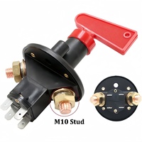 Interruptor Rotatorio de Desconexión de Batería 12V 24V de Alta Corriente para Coche, RV, Yate, Marino, Piezas de Modificación Anti-Fugas