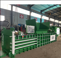 Presse à balles hydraulique horizontale compacte pour les supermarchés, l'imprimerie et les petits centres de recyclage