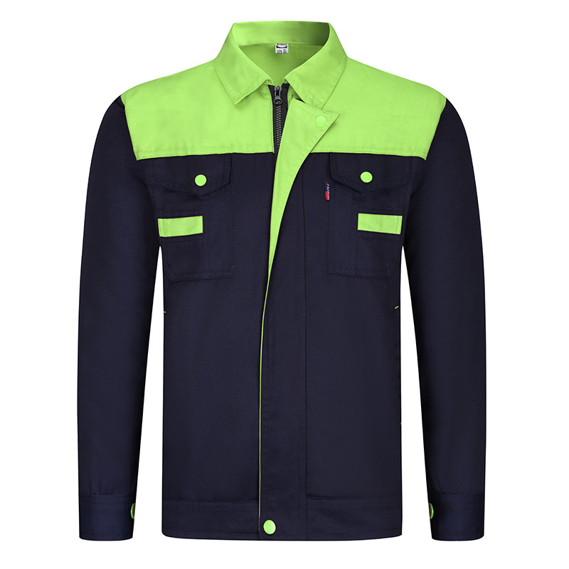 Azul marino y verde fruta