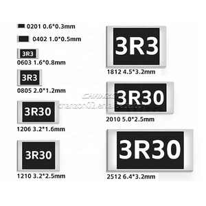 Résistances SMD d'origine 0603 0805 1206 1K 4.7K 5K 10K 22K 47K 100K Ohm R001 R002 R007 R010 R13 R050 22R0 2R2 R018 R100 Résistance - Product Image 2