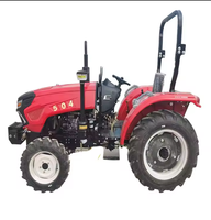 Tractor de granja 4WD MF504 y mini tractor para agricultura y mini tractor de granja con repuestos dentro de maquinaria agrícola