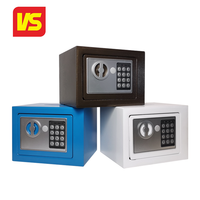 Caja Fuerte Digital Inteligente de Acero Weierxin, Serie Mini, Tamaño Pequeño, 17*23*17, para Uso Doméstico, con Panel de Bloqueo Digital, para Depósito de Dinero