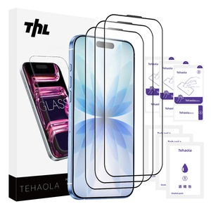 ฟิล์มกระจกนิรภัยใส HD ป้องกันรอยขีดข่วน ป้องกันน้ำมัน สำหรับ <span class=keywords><strong>iPhone</strong></span> 18 17 16 15 14 13 <span class=keywords><strong>12</strong></span> 11 Pro Max - Product Image 5