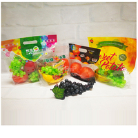 Sachet Doypack Transparent YS Z33 en PEHD de Qualité Alimentaire, Étanche, avec Fermeture Éclair, pour Légumes et Fruits Frais, Utilisation en Supermarché
