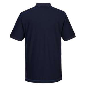 PORTWEST - B218NRRXXL Essential two tone navy <b>blue</b>/<b>royal</b> <b>blue</b> <b>polo</b> <b>shirt</b> - EAN 5036108359226 WORK T-<b>SHIRTS</b> AND <b>POLO</b> <b>SHIRTS</b> - Product Image 2