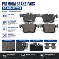 Set di Pastiglie Freno a Disco Elite per Merc Holder OE 0074207520, Soluzione di Raffreddamento Avanzata, Controllo Anti-Vibrazione, Massima Sicurezza