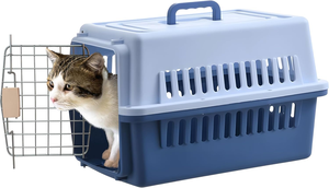 Vente en gros de nouveaux modèles de boîtes de transport pour animaux de compagnie, cage de transport pour chat et chien, multifonctionnelle, portable, pour voiture - Product Image 5