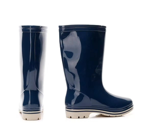 Bottes <span class=keywords><strong>de</strong></span> <span class=keywords><strong>pluie</strong></span> en PVC pour femmes, imperméables, confortables, bleues, pour l'extérieur, vente en gros YL-25037 - Product Image 2