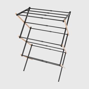 Porte-vêtements extensible en métal DB, double niveau, pliable, pour intérieur et extérieur, séchoir à linge, porte-serviettes, organisateur de rangement pour la lessive - Product Image 4