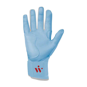 Guantes de bateo de puño largo de piel de cabra con cierre de gancho y bucle ambidiestro de calidad superior profesional unisex - Product Image 4