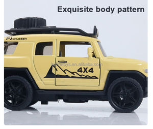 JUGUETES LASIVOS de aleación de cuatro puertas, modelo de juguete fundido a presión para <span class=keywords><strong>Jeep</strong></span> Wrangler Convertible <span class=keywords><strong>Rubicon</strong></span> para colección de coches - Product Image 5