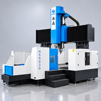 Centre d'usinage CNC horizontal à portique robuste 3 axes, machine de fraisage et d'alésage de haute précision pour grandes pièces mécaniques