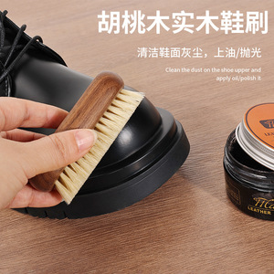 Ensemble de brosses à chaussures Yingte 3 pièces avec bloc de ponçage et sac en tissu pour le nettoyage et l'entretien des chaussures en daim - Product Image 3