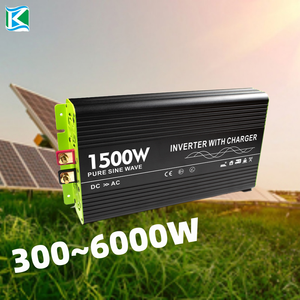 <strong>Power</strong> <strong>Inverter</strong> 1500w DC to AC Pure Sine Wave <strong>Inverter</strong> Charger 12v to 220v Solar InverterName UPS - Product Image 1