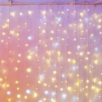 Guirlande lumineuse LED 3M*3M / 900 ampoules LED pour mariage, fête, décoration extérieure, étanche IP65, en caoutchouc