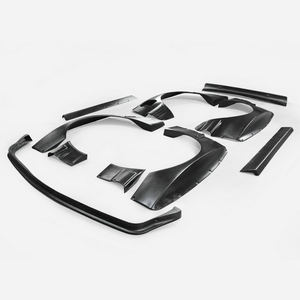 Fibra de vidrio estilo RB labio delantero guardabarros delantero falda lateral guardabarros trasero alerón trasero para BMW E30 Coupe solamente - Product Image 3