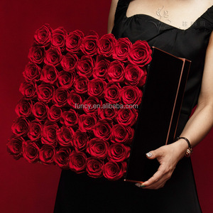 Valentine Decoration Herzbox Real Rosen Flower Arrangement Gift Box Stabilized Infinity Forever <strong>Eternal</strong> Preserved Roses