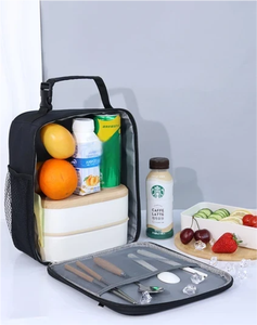 Borsa Termica Minimalista Grande Capacità Impermeabile con Chiusura Sicura e Design Facile da Pulire per Ufficio, Scuola, Picnic - Product Image 2