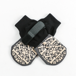 Protections durables pour pattes de chien, chaussettes anti-rayures pour animaux de compagnie, bottes pour chien avec semelle <span class=keywords><strong>en</strong></span> caoutchouc imperméable pour sols durs, lavables, pour grandes races - Product Image 2